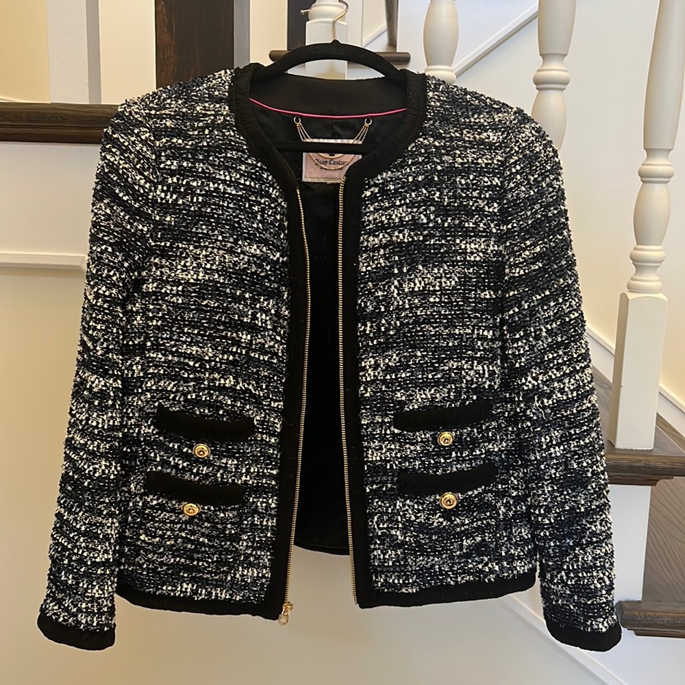 Beautiful Juicy Couture jacket - Like new Size 10 (fits like petite)